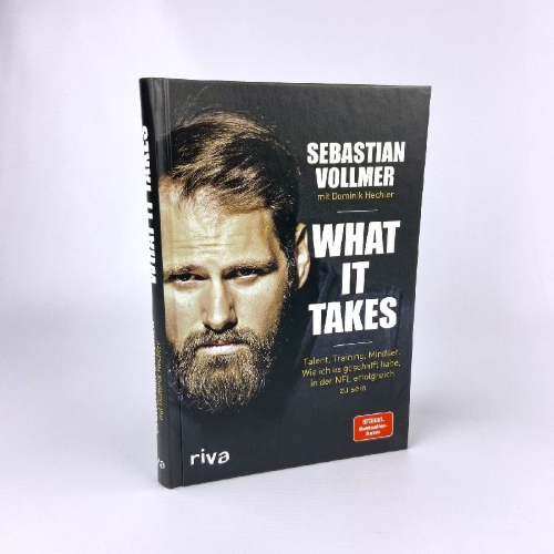 Buchcover und Innenansicht für das Buch: What it takes