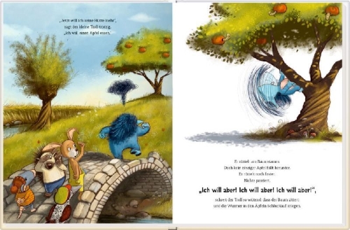Buchcover und Innenansicht für das Buch: Der Grolltroll (Band 1)