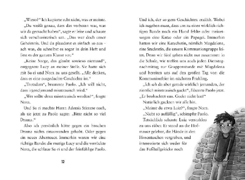 Buchcover und Innenansicht für das Buch: Die verbotene Mission. Die Koki-Bande