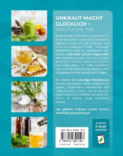 Buchcover und Innenansicht für das Buch: Geliebtes Unkraut