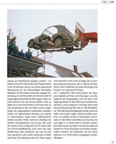 Buchcover und Innenansicht für das Buch: Citroën 2CV