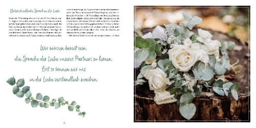Buchcover und Innenansicht für das Buch: The five love languages