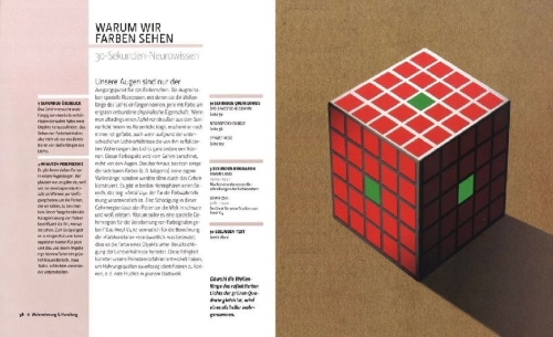 Buchcover und Innenansicht für das Buch: Das Gehirn in 30 Sekunden