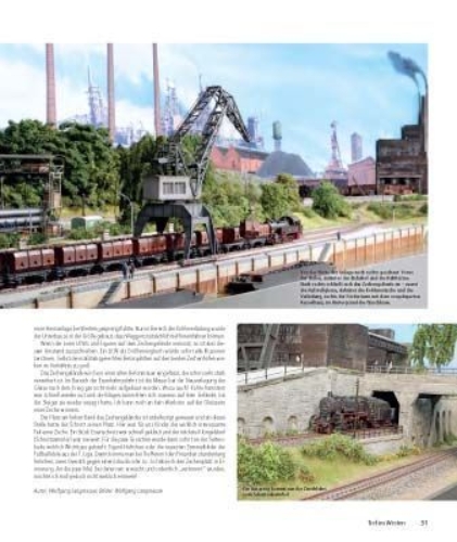 Buchcover und Innenansicht für das Buch: Traumanlagen von Modellbahnprofis