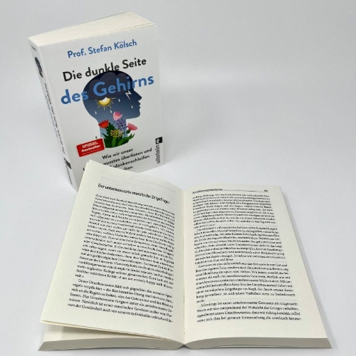 Buchcover und Innenansicht für das Buch: Die dunkle Seite des Gehirns