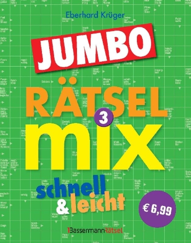 Buchcover und Innenansicht für das Buch: Der große Rätselmixjumbo - schnell und leicht 3