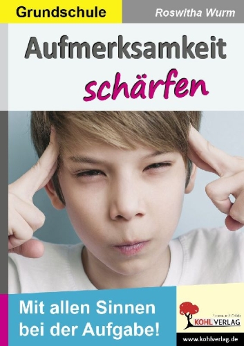 Buchcover und Innenansicht für das Buch: Aufmerksamkeit schärfen / Grundschule