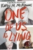 Buchcover und Innenansicht für das Buch: One of Us Is Lying