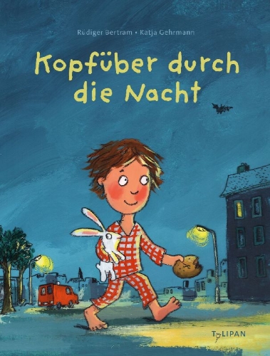Buchcover und Innenansicht für das Buch: Kopfüber durch die Nacht