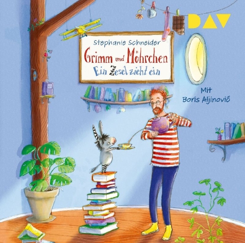 Buchcover und Innenansicht für das Buch: Grimm und Möhrchen - Teil 1: Ein Zesel zieht ein
