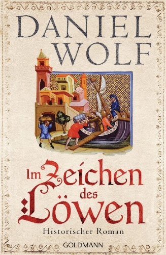 Buchcover und Innenansicht für das Buch: Im Zeichen des Löwen