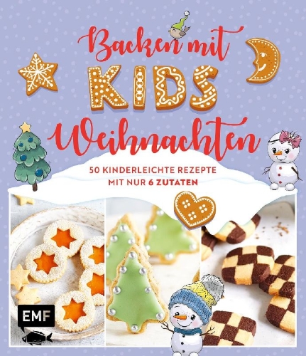 Buchcover und Innenansicht für das Buch: Backen mit Kids (Kindern) - Weihnachten
