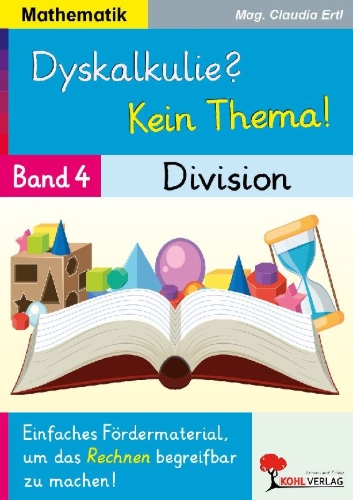Buchcover und Innenansicht für das Buch: Dyskalkulie? Kein Thema! / Band 4: Division