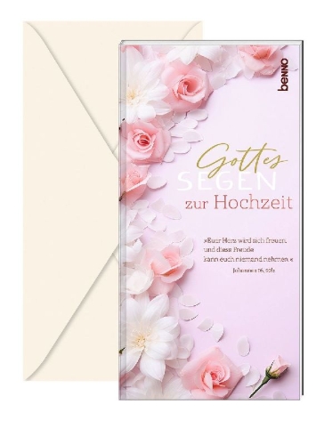 Buchcover und Innenansicht für das Buch: Gottes Segen zur Hochzeit