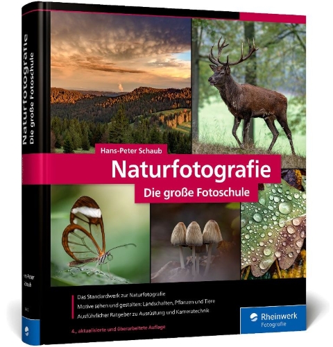 Buchcover und Innenansicht für das Buch: Naturfotografie