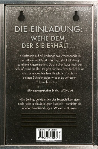 Buchcover und Innenansicht für das Buch: Die Einladung