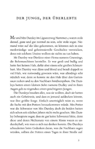 Buchcover und Innenansicht für das Buch: Harry Potter and the Philosopher's Stone