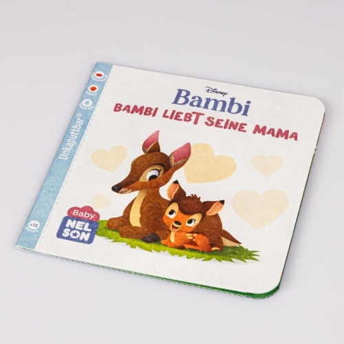 Buchcover und Innenansicht für das Buch: Baby Nelson (unkaputtbar) 6: Disney: Bambi liebt seine Mama
