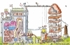 Buchcover und Innenansicht für das Buch: Die Kackwurstfabrik