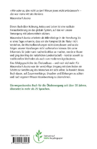 Buchcover und Innenansicht für das Buch: Fukuoka, M: Große Weg hat kein Tor