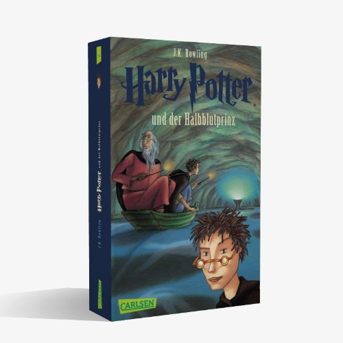 Buchcover und Innenansicht für das Buch: Harry Potter and the Half-Blood Prince