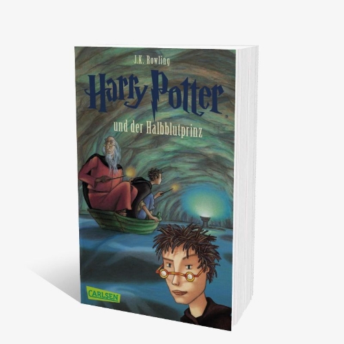 Buchcover und Innenansicht für das Buch: Harry Potter and the Half-Blood Prince