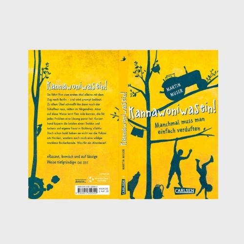 Buchcover und Innenansicht für das Buch: Kannawoniwasein 1: Kannawoniwasein! Manchmal muss man einfach verduften