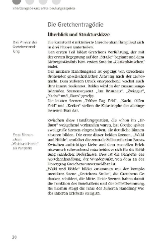 Buchcover und Innenansicht für das Buch: Lektürehilfen Johann Wolfgang von Goethe "Faust - Der Tragödie erster Teil"