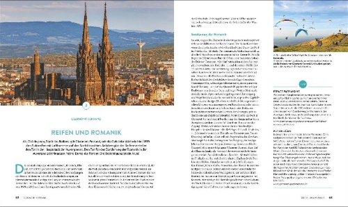 Buchcover und Innenansicht für das Buch: Roadtrips Frankreich