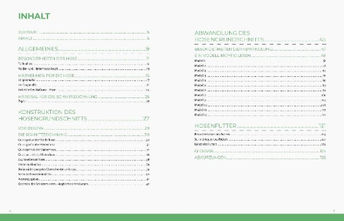 Buchcover und Innenansicht für das Buch: Schnittkonstruktion in der Mode: Hosen
