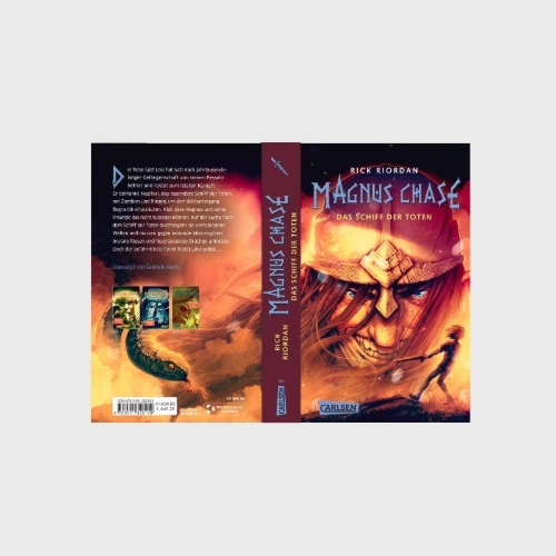 Buchcover und Innenansicht für das Buch: Magnus Chase and the Gods of Asgard: The Ship of the Dead