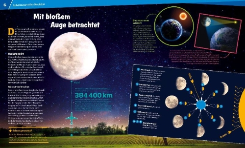 Buchcover und Innenansicht für das Buch: WAS IST WAS Band 21 Der Mond. Rätselhaft und mächtig