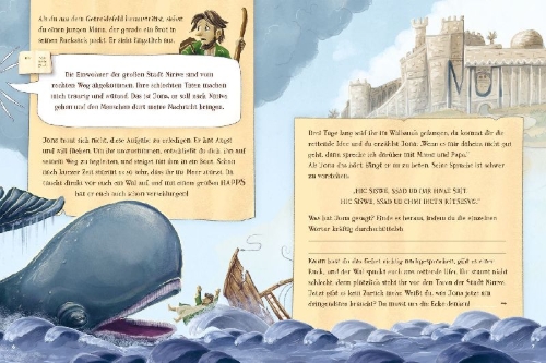 Buchcover und Innenansicht für das Buch: BIBLE EXIT GAME Die geheime Schatzkammer