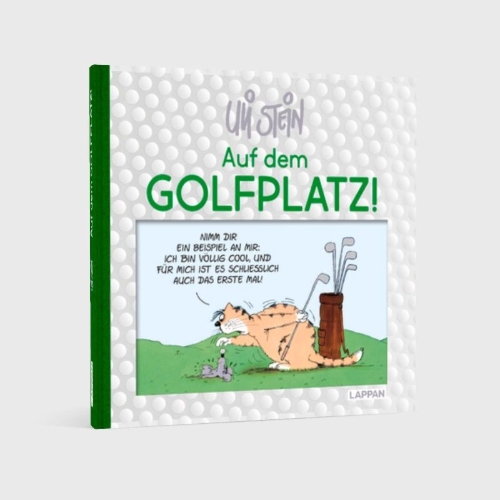 Buchcover und Innenansicht für das Buch: Uli Stein: Freizeit & Beruf: Auf dem Golfplatz!