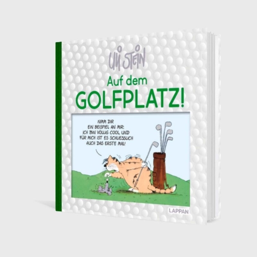 Buchcover und Innenansicht für das Buch: Uli Stein: Freizeit & Beruf: Auf dem Golfplatz!