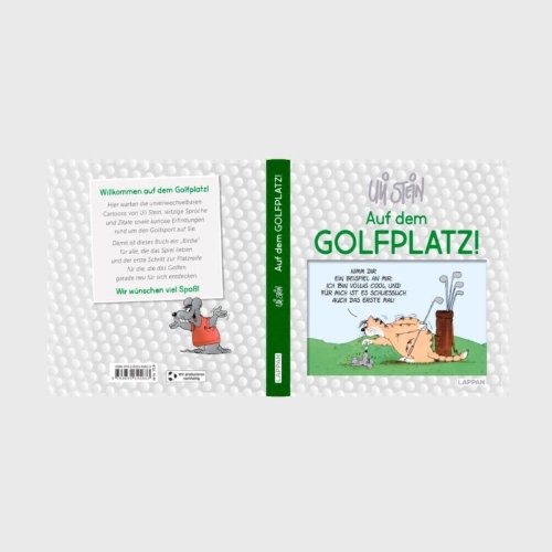 Buchcover und Innenansicht für das Buch: Uli Stein: Freizeit & Beruf: Auf dem Golfplatz!