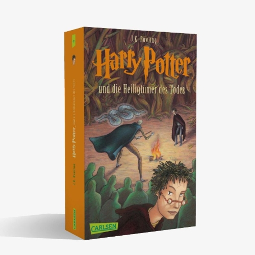 Buchcover und Innenansicht für das Buch: Harry Potter and the Deathly Hallows