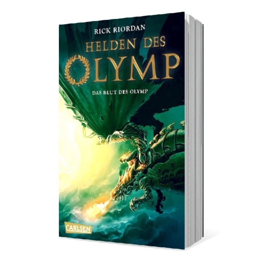 Buchcover und Innenansicht für das Buch: Heroes of Olympus 5: The Blood of Olympus