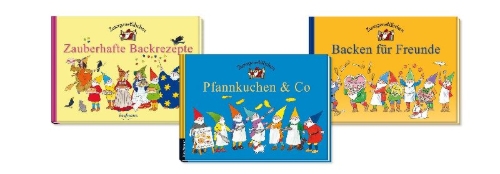 Buchcover und Innenansicht für das Buch: Zwergenstübchen-Schuber - Backzauber