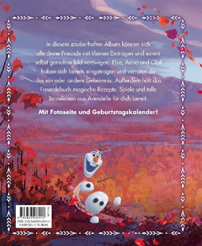 Buchcover und Innenansicht für das Buch: Disney Die Eiskönigin 2: Meine ersten Freunde