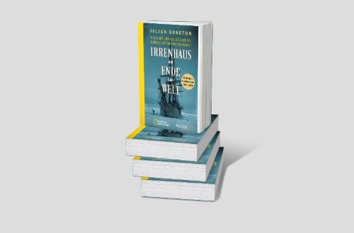 Buchcover und Innenansicht für das Buch: Madhouse at the End of the Earth. The Belgica's Journey into the Dark Antarctic Night