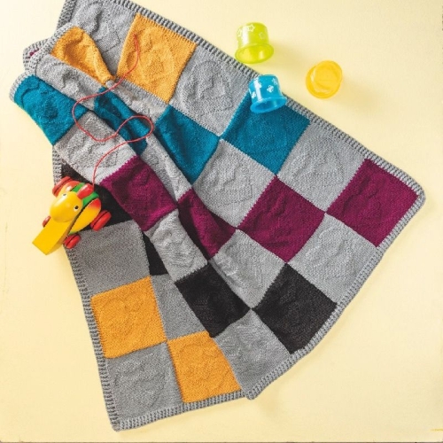 Buchcover und Innenansicht für das Buch: Woolly Hugs Baby-Sachen stricken
