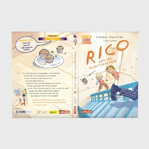 Buchcover und Innenansicht für das Buch: Rico und die Klautörtchen