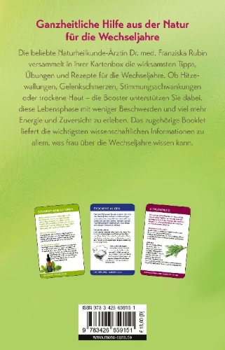 Buchcover und Innenansicht für das Buch: Erste Hilfe für die Wechseljahre