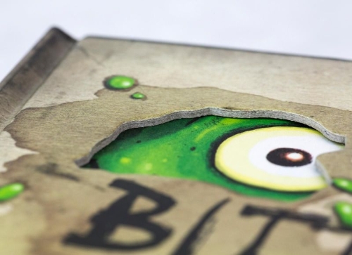 Buchcover und Innenansicht für das Buch: Bitte nicht öffnen 2: Schleimig!