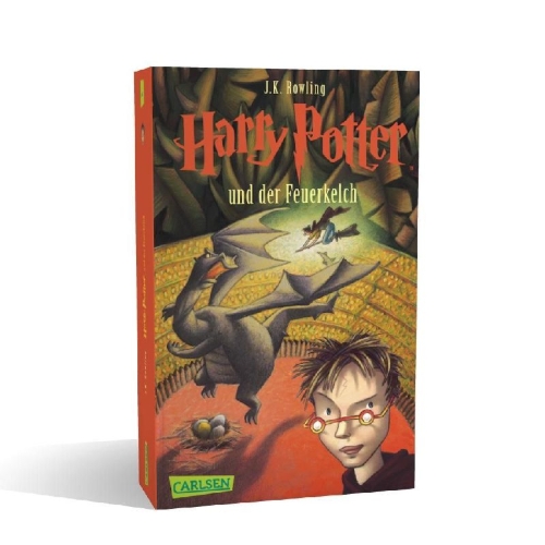 Buchcover und Innenansicht für das Buch: Harry Potter and the Goblet of Fire