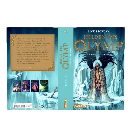 Buchcover und Innenansicht für das Buch: Heroes of the Olympus 2