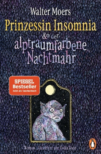 Buchcover und Innenansicht für das Buch: Prinzessin Insomnia & der alptraumfarbene Nachtmahr