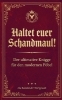 Buchcover und Innenansicht für das Buch: Haltet Euer Schandmaul! Der ultimative Knigge für den modernen Pöbel