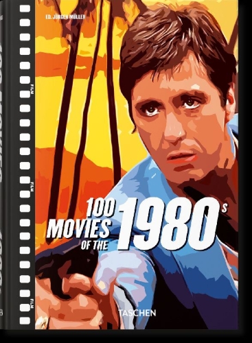 Buchcover und Innenansicht für das Buch: 100 Movies of the 1980s
